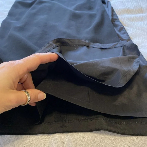 Aidan Mattox Black Maxi Dress Long Halter Sequins Side Slit Elegant Y2K Formal - Picture 4 of 16